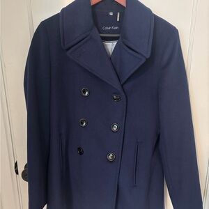 Calvin Klein Women's Classic Blue Peacoat